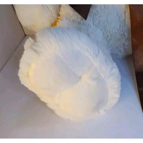 All White Chocolate Scented Plush Bunny Rabbit 15" Sitting‎ Brown Ribbon Stuffed - Picture 3 of 7